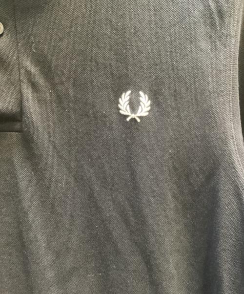 FRED PERRY（フレッドペリー）FRED PERRY (フレッドペリー) 長袖ポロシャツ ブラック サイズ:Lの古着・服飾アイテム
