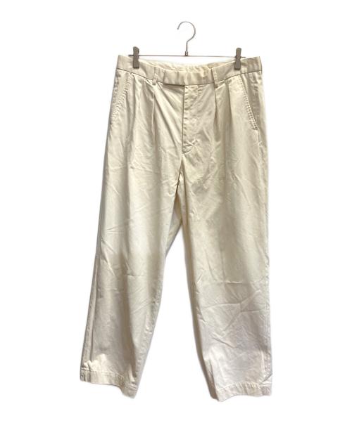 SCYEBASICS（サイベーシックス）SCYEBASICS (サイベーシックス) コットンチノミリタリートラウザーズ アイボリー サイズ:40の古着・服飾アイテム