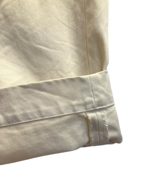 SCYEBASICS（サイベーシックス）SCYEBASICS (サイベーシックス) コットンチノミリタリートラウザーズ アイボリー サイズ:40の古着・服飾アイテム