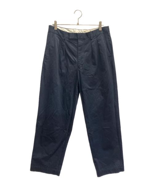SCYEBASICS（サイベーシックス）SCYEBASICS (サイベーシックス) コットンチノミリタリートラウザーズ ネイビー サイズ:40の古着・服飾アイテム
