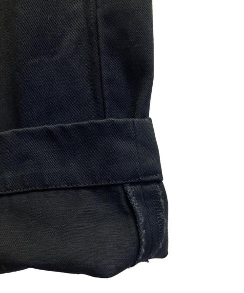 SCYEBASICS（サイベーシックス）SCYEBASICS (サイベーシックス) コットンチノミリタリートラウザーズ ネイビー サイズ:40の古着・服飾アイテム
