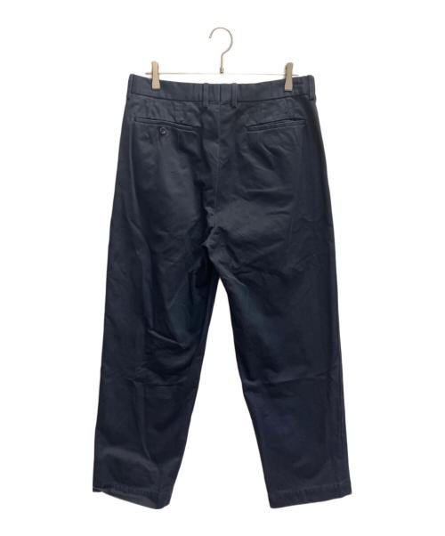 SCYEBASICS（サイベーシックス）SCYEBASICS (サイベーシックス) コットンチノミリタリートラウザーズ ネイビー サイズ:40の古着・服飾アイテム