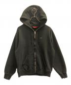 SUPREMEシュプリーム）の古着「 Small Box Zip Up Hooded Sweatshirt」｜ブラック