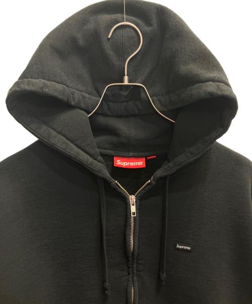 SUPREME（シュプリーム）SUPREME (シュプリーム)  Small Box Zip Up Hooded Sweatshirt ブラック サイズ:Mの古着・服飾アイテム