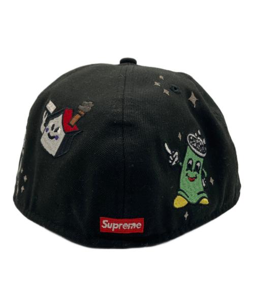 New Era（ニューエラ）New Era (ニューエラ) SUPREME (シュプリーム) Characters S logo Cap ブラックの古着・服飾アイテム