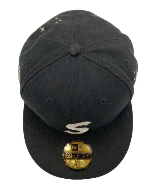 New Era（ニューエラ）New Era (ニューエラ) SUPREME (シュプリーム) Characters S logo Cap ブラックの古着・服飾アイテム