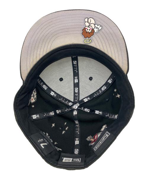 New Era（ニューエラ）New Era (ニューエラ) SUPREME (シュプリーム) Characters S logo Cap ブラックの古着・服飾アイテム