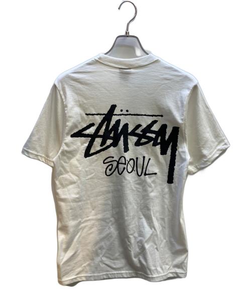 stussy（ステューシー）stussy (ステューシー) 半袖カットソー ホワイト サイズ:Sの古着・服飾アイテム