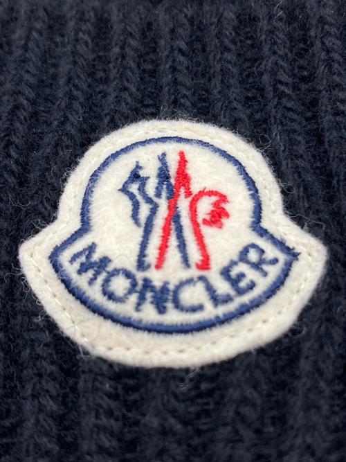 MONCLER（モンクレール）MONCLER (モンクレール) ニット帽 ブラックの古着・服飾アイテム