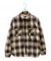 SUGAR CANE（シュガーケーン）の古着「TWILL CHECK WORK SHIRT」｜ブラウン