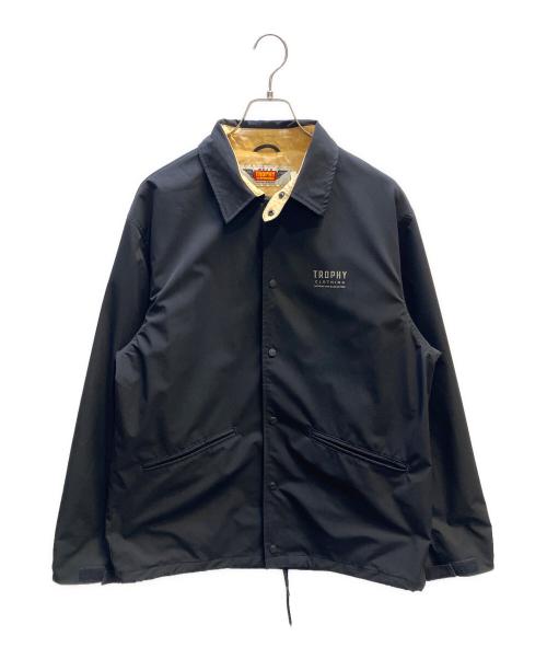 Trophy Clothing（トロフィークロージング）Trophy Clothing (トロフィークロージング) Warm Up Jacket ブラック サイズ:40の古着・服飾アイテム