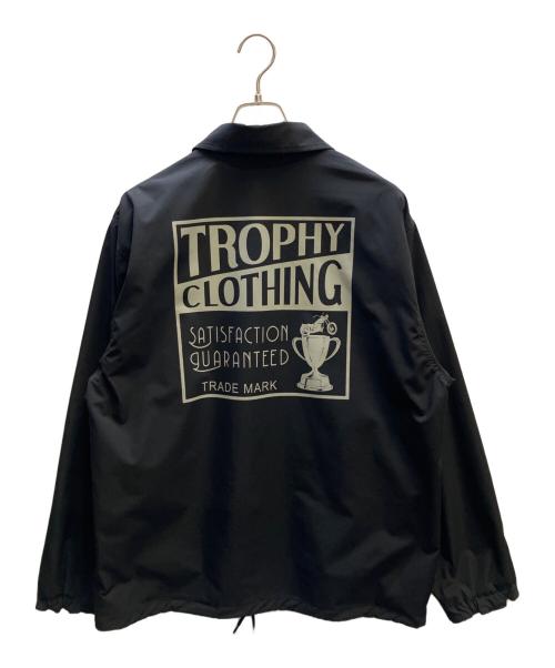 Trophy Clothing（トロフィークロージング）Trophy Clothing (トロフィークロージング) Warm Up Jacket ブラック サイズ:40の古着・服飾アイテム
