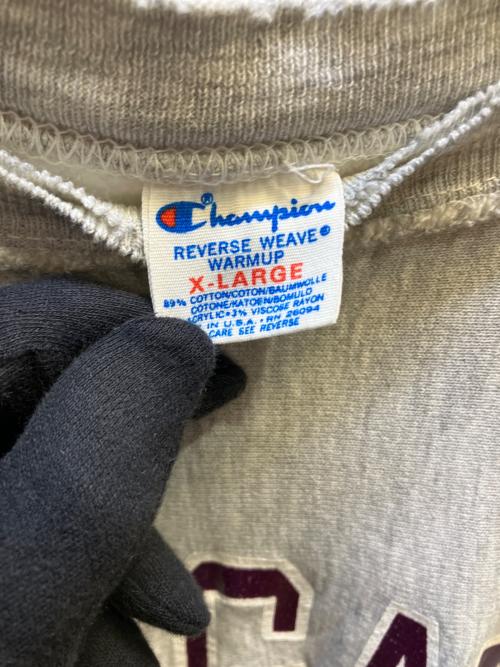 Champion REVERSE WEAVE（チャンピオン リバース ウィーブ）Champion REVERSE WEAVE (チャンピオン リバース ウィーブ) スウェット グレー サイズ:XLの古着・服飾アイテム