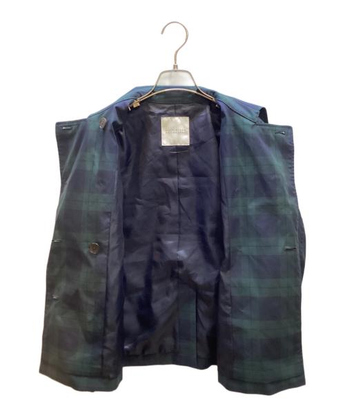 MACKINTOSH PHILOSOPHY（マッキントッシュ フィロソフィー）MACKINTOSH PHILOSOPHY (マッキントッシュ フィロソフィー) ショートトレンチコート グリーン サイズ:36の古着・服飾アイテム