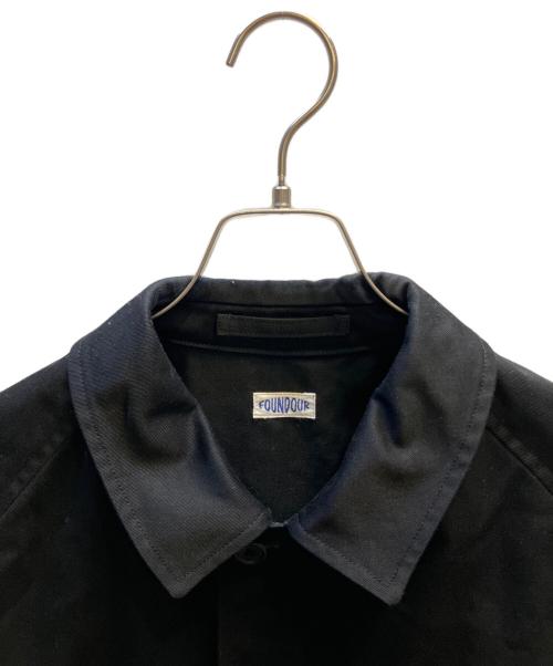 FOUNDOUR（ファウンダ）FOUNDOUR (ファウンダ) T/C TWILL ZIP UP BLOUSON ブラック サイズ:3の古着・服飾アイテム