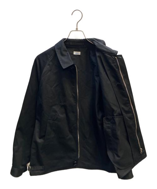 FOUNDOUR（ファウンダ）FOUNDOUR (ファウンダ) T/C TWILL ZIP UP BLOUSON ブラック サイズ:3の古着・服飾アイテム