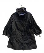 BURBERRY BLUE LABELバーバリー ブルー レーベル）の古着「ナイロンコート」｜ブラック