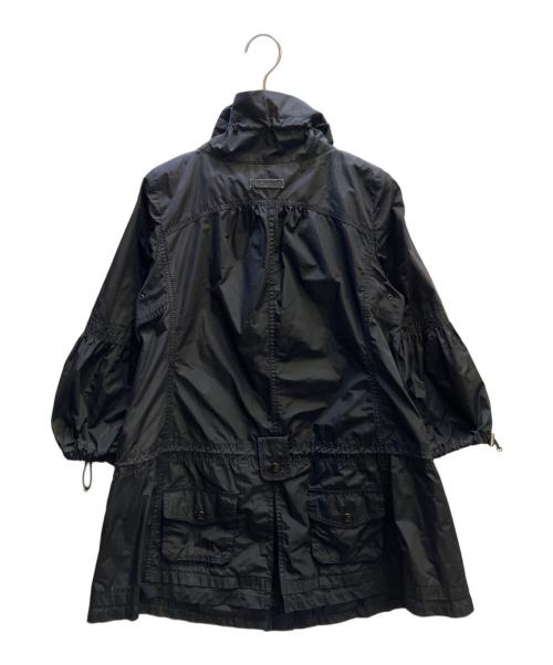 BURBERRY BLUE LABEL（バーバリー ブルー レーベル）BURBERRY BLUE LABEL (バーバリー ブルー レーベル) ナイロンコート ブラック サイズ:36の古着・服飾アイテム