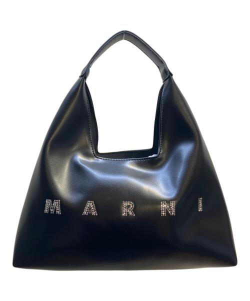 MARNI（マルニ）MARNI (マルニ) ラインストーン ミニバッグ ブラックの古着・服飾アイテム