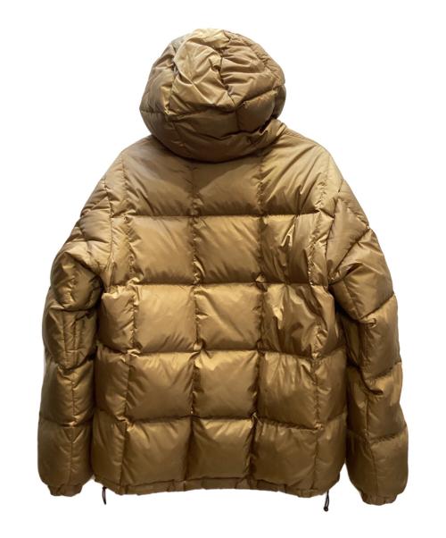 Eddie Bauer（エディーバウアー）Eddie Bauer (エディーバウアー) リバーシブルダウンジャケット ベージュ×イエロー サイズ:Mの古着・服飾アイテム