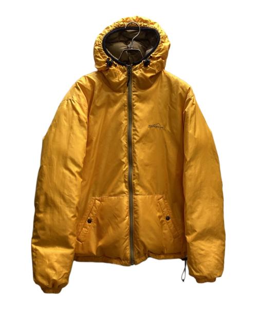 Eddie Bauer（エディーバウアー）Eddie Bauer (エディーバウアー) リバーシブルダウンジャケット ベージュ×イエロー サイズ:Mの古着・服飾アイテム