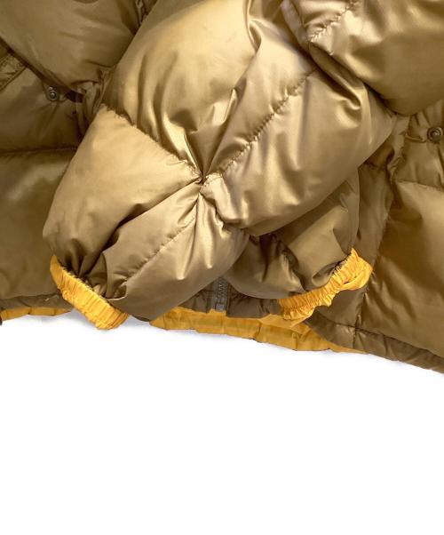 Eddie Bauer（エディーバウアー）Eddie Bauer (エディーバウアー) リバーシブルダウンジャケット ベージュ×イエロー サイズ:Mの古着・服飾アイテム