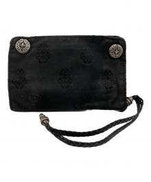 CHROME HEARTS（クロムハーツ）の古着「2zip　ナイロンウォレット」｜ブラック