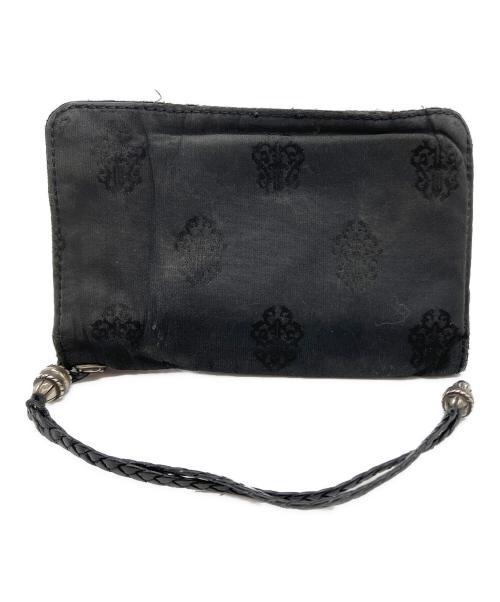 CHROME HEARTS（クロムハーツ）CHROME HEARTS (クロムハーツ) 2zip　ナイロンウォレット ブラックの古着・服飾アイテム