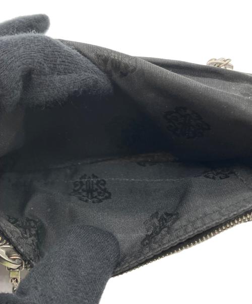 CHROME HEARTS（クロムハーツ）CHROME HEARTS (クロムハーツ) 2zip　ナイロンウォレット ブラックの古着・服飾アイテム