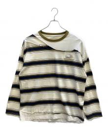 FenG CHen WANG（フェンチェンワン）の古着「2 IN 1 PATCHED TEE」｜ホワイト