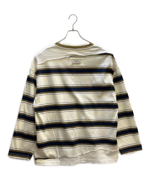 FenG CHen WANG（フェンチェンワン）FenG CHen WANG (フェンチェンワン) 2 IN 1 PATCHED TEE ホワイト サイズ:Ｍの古着・服飾アイテム