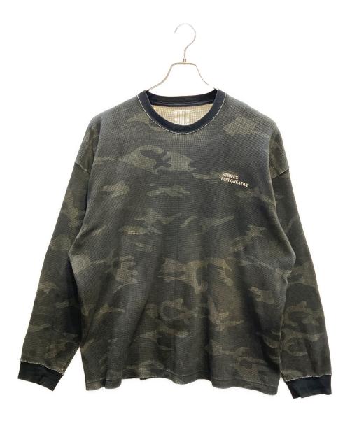 S.F.C（エスエフシー）S.F.C (エスエフシー) THERMAL OG CAMO LS TEE ブラック サイズ:XLの古着・服飾アイテム