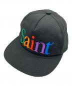 SAINT MICHAELセントマイケル）の古着「キャップ」｜ブラック