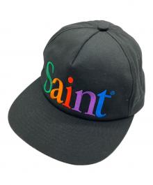 SAINT MICHAEL（セントマイケル）の古着「キャップ」｜ブラック