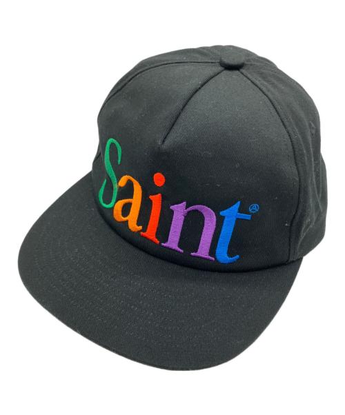 SAINT MICHAEL（セントマイケル）SAINT MICHAEL (セントマイケル) キャップ ブラック サイズ:OSの古着・服飾アイテム