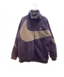 NIKE（ナイキ）の古着「リバーシブルジャケット」｜パープル×ベージュ