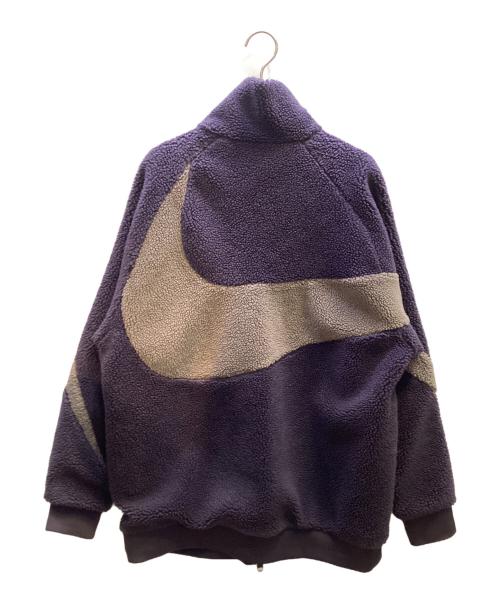 NIKE（ナイキ）NIKE (ナイキ) リバーシブルジャケット パープル×ベージュ サイズ:XLの古着・服飾アイテム