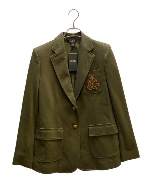 LAUREN RALPH LAUREN（ローレン ラルフ ローレン）LAUREN RALPH LAUREN (ローレン ラルフ ローレン) ブレザー オリーブ サイズ:SIZE 2の古着・服飾アイテム