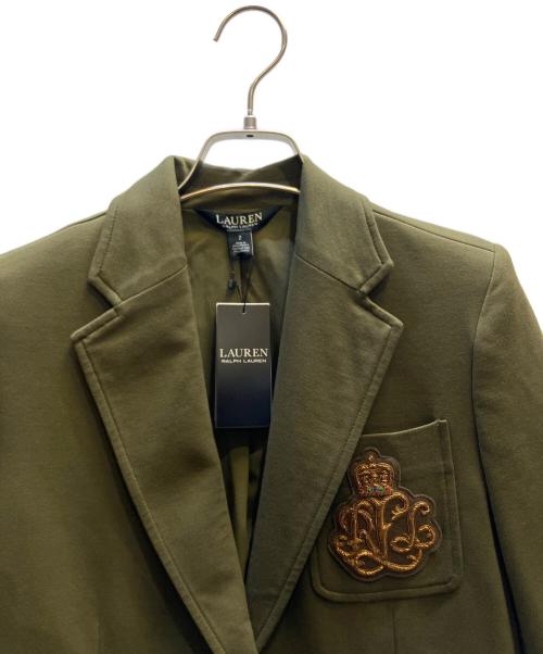 LAUREN RALPH LAUREN（ローレン ラルフ ローレン）LAUREN RALPH LAUREN (ローレン ラルフ ローレン) ブレザー オリーブ サイズ:SIZE 2の古着・服飾アイテム