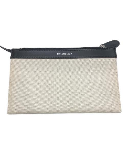 BALENCIAGA（バレンシアガ）BALENCIAGA (バレンシアガ) トートバッグ ブラック×ベージュの古着・服飾アイテム