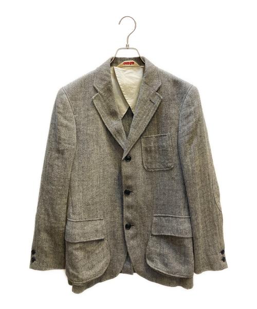 THE RUGGED CLOTHING（ザ ラギッドクロージング）THE RUGGED CLOTHING (ザ ラギッドクロージング) リネンジャケット グレー サイズ:Ｍの古着・服飾アイテム