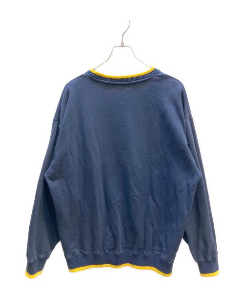 X-LARGE（エクストララージ）X-LARGE (エクストララージ) ATHLETIC LOGO CREWNECK SWEAT（アスレティックロゴ クルーネックスウェット） ネイビー サイズ:Lの古着・服飾アイテム