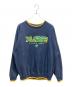 X-LARGE（エクストララージ）の古着「ATHLETIC LOGO CREWNECK SWEAT（アスレティックロゴ クルーネックスウェット）」｜ネイビー
