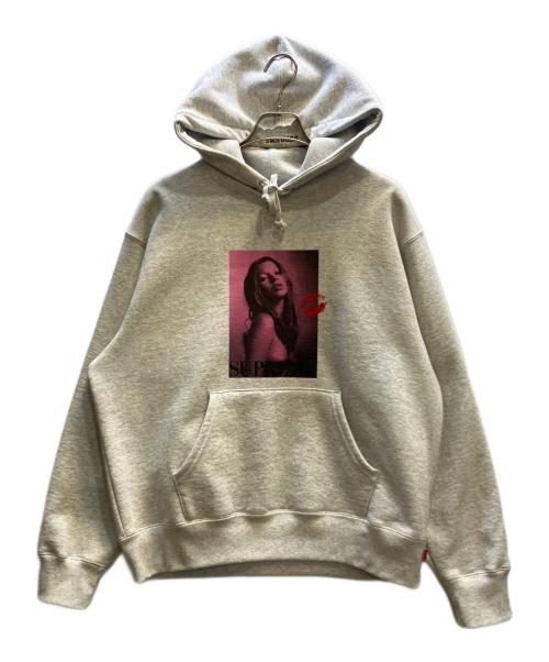 SUPREME（シュプリーム）SUPREME (シュプリーム) kate moss hooded sweatshirt グレー サイズ:Sの古着・服飾アイテム