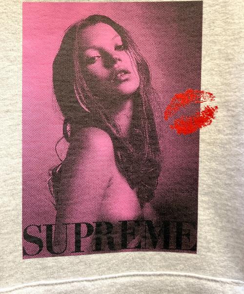 SUPREME（シュプリーム）SUPREME (シュプリーム) kate moss hooded sweatshirt グレー サイズ:Sの古着・服飾アイテム