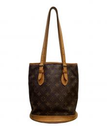 LOUIS VUITTON（ルイ ヴィトン）の古着「モノグラム バケットPM」｜ブラウン