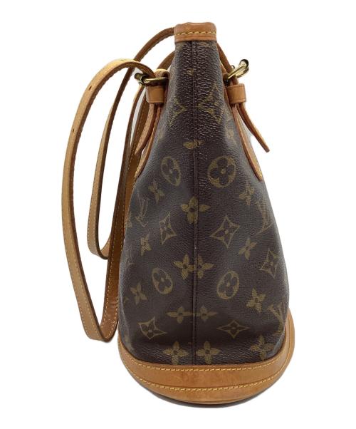 LOUIS VUITTON（ルイ ヴィトン）LOUIS VUITTON (ルイ ヴィトン) モノグラム バケットPM ブラウンの古着・服飾アイテム