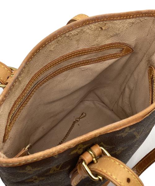 LOUIS VUITTON（ルイ ヴィトン）LOUIS VUITTON (ルイ ヴィトン) モノグラム バケットPM ブラウンの古着・服飾アイテム