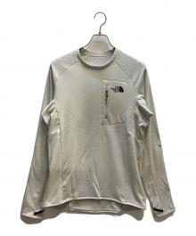 THE NORTH FACE（ザ ノース フェイス）の古着「エクスペディショングリッドフリースクルー」｜グレー