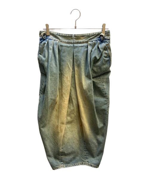 Maison Margiela（メゾンマルジェラ）Maison Margiela (メゾンマルジェラ) 変形デニムスカート インディゴ サイズ:36の古着・服飾アイテム